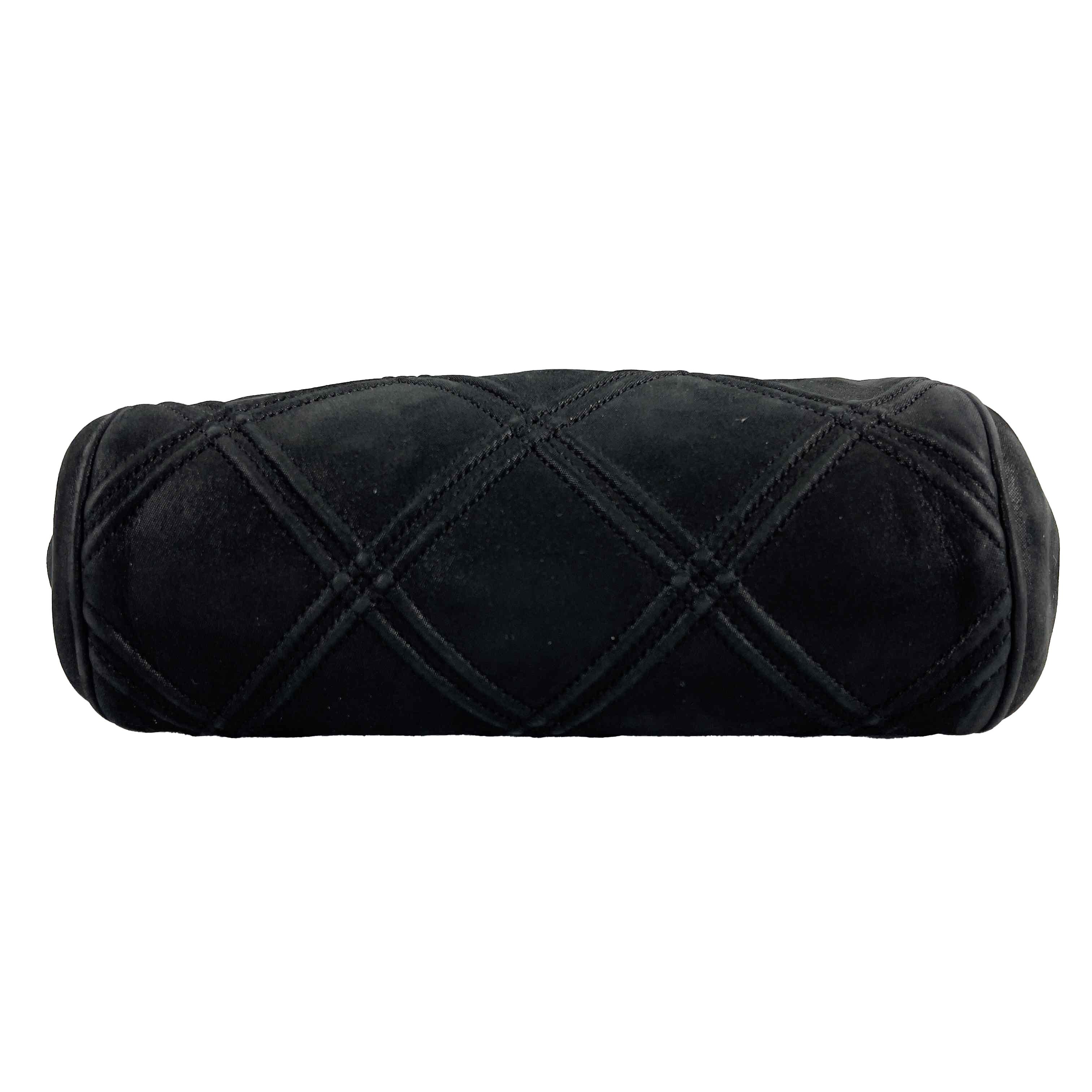 CHANEL Mini Crossbody Clutch Black Quilted /Goldtone 'CHANEL