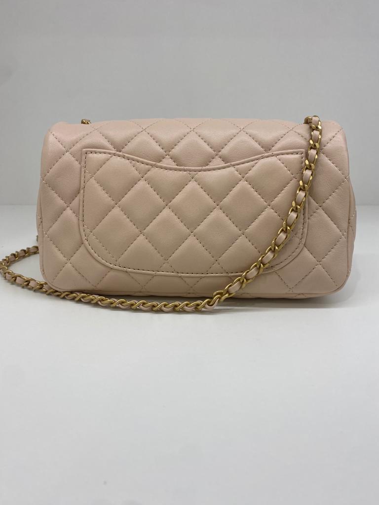 Chanel Mini Flap Bag Pearl Crush In Good Condition In Double Bay, AU