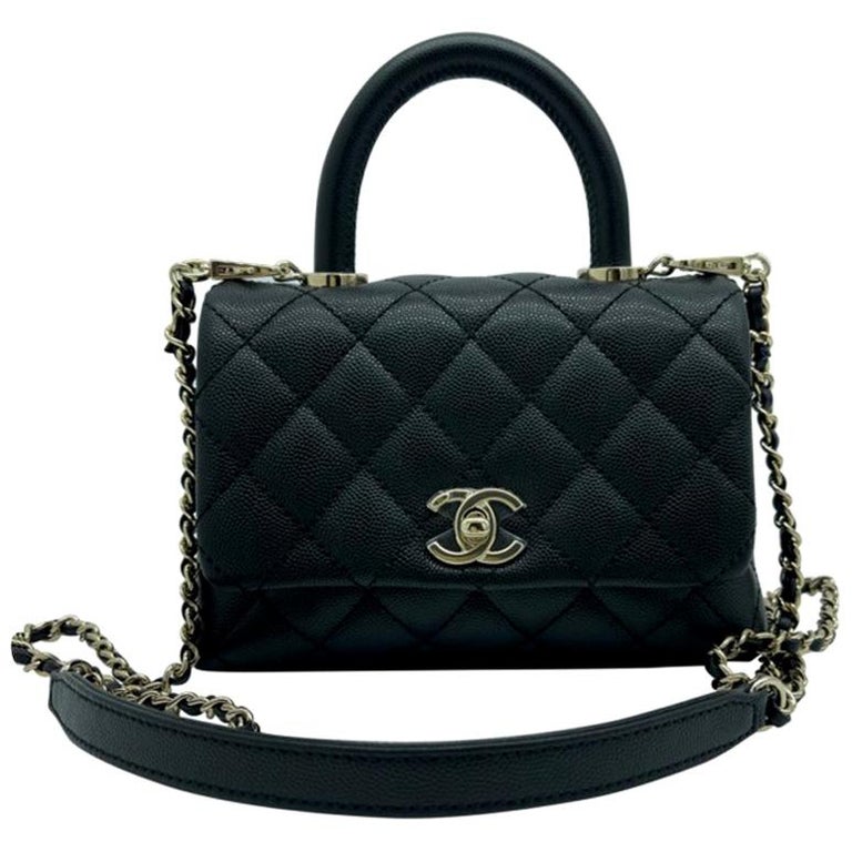 Chanel Mini Flap Bag With Top Handle For Sale at 1stDibs chanel mini
