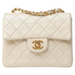 Chanel Mini Flap Timeless Crema
