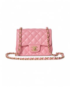 Chanel Mini Flap Zeitlos Rosa