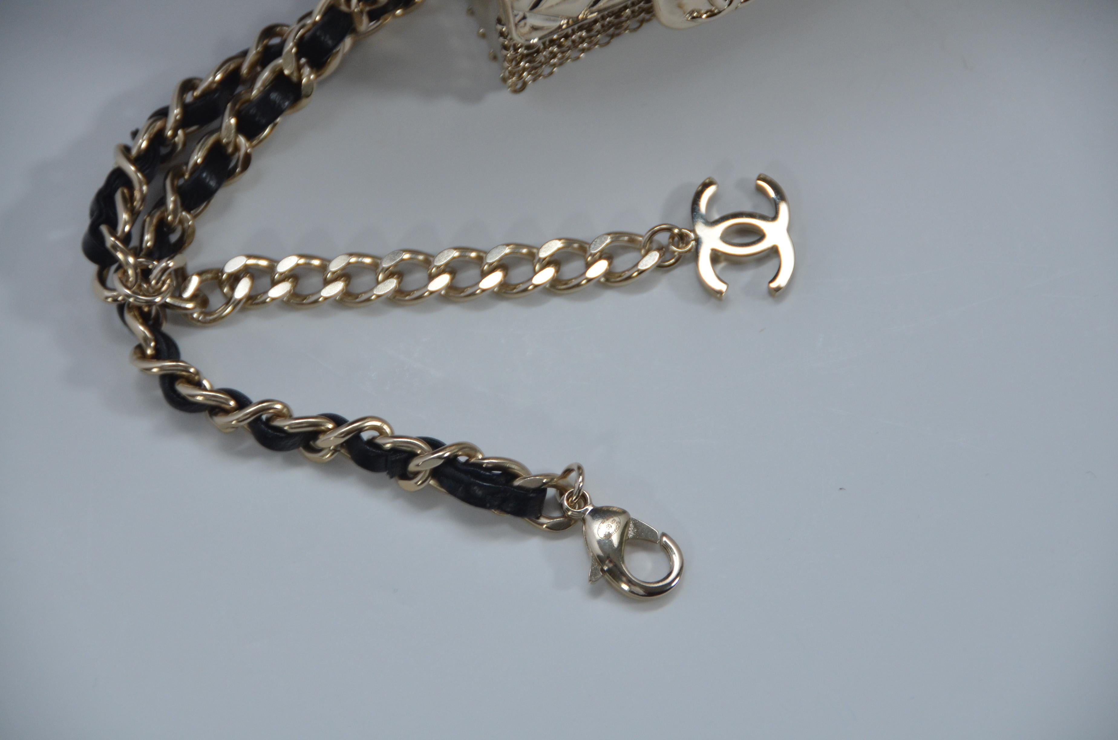Chanel Mini Handbag Necklace Chunky Choker   New With Tags  In New Condition For Sale In New York, NY