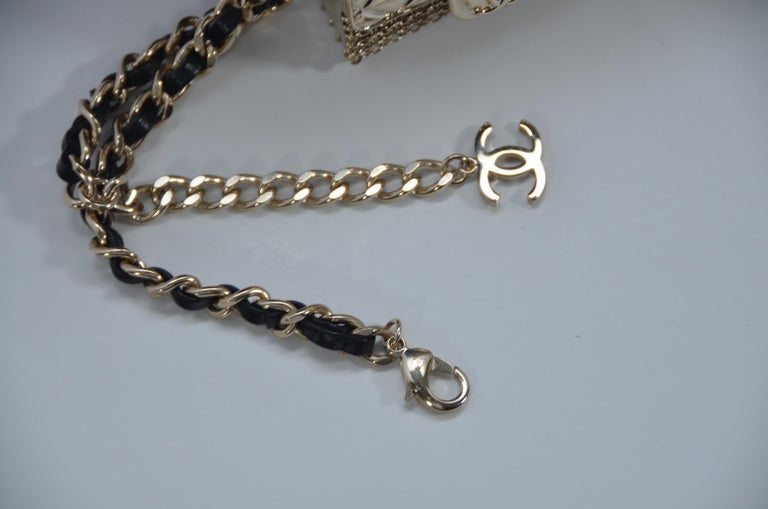 Chanel Mini Handbag Necklace Choker   New With Tags  For Sale 2