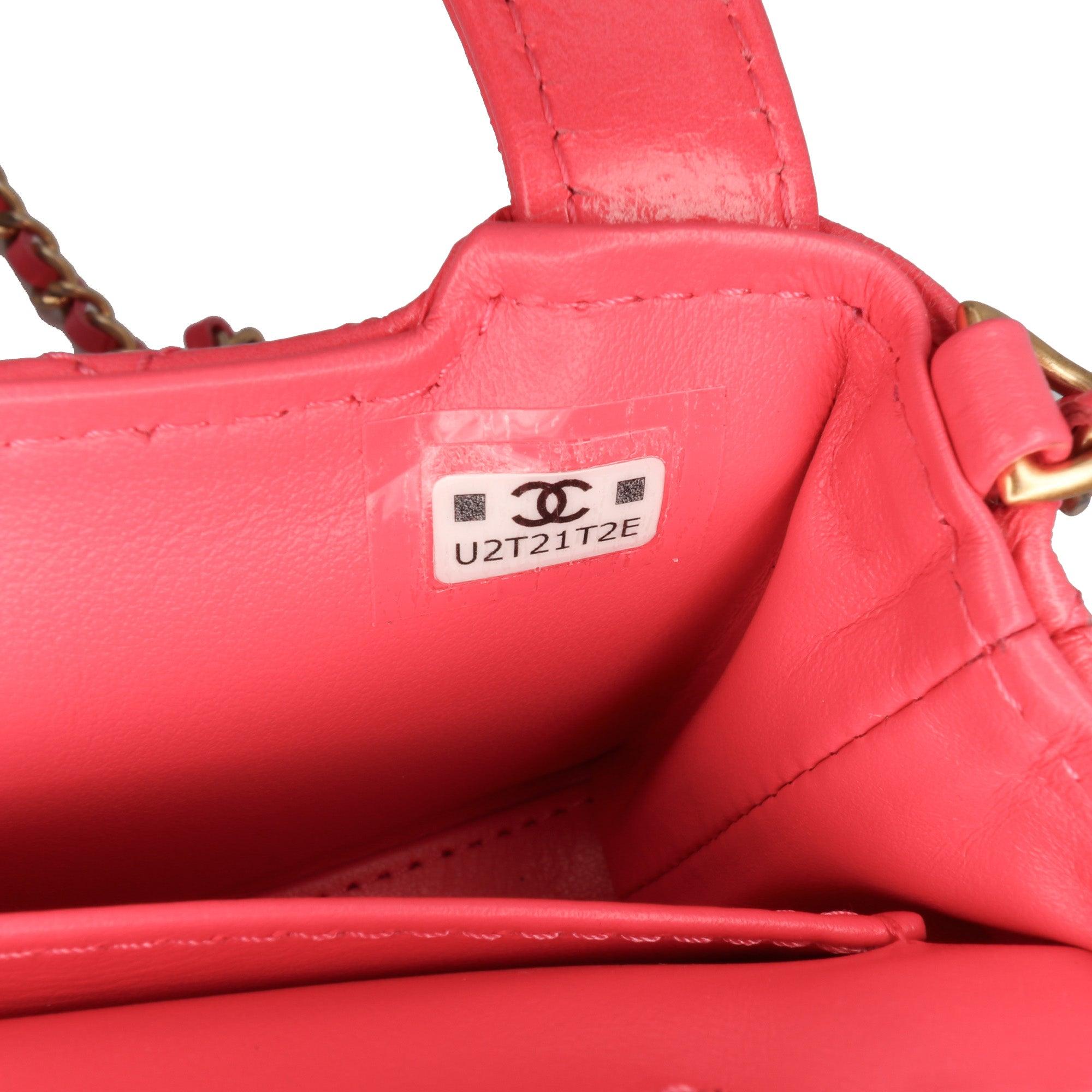 Chanel Mini Nano Aged Calfskin Kelly Shopper Bag For Sale 1