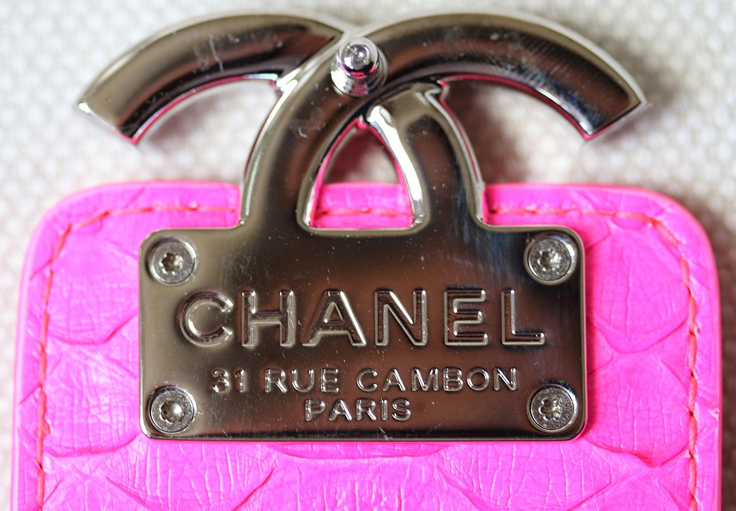 Chanel Mini Python CC Box Camera Case Bag  1