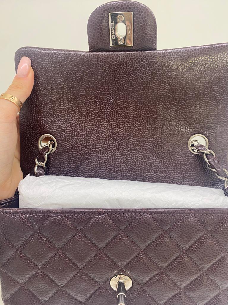 Condition: Like new  - may have been used once or twice

Colour: Burgundy

Leather: Caviar leather

Hardware Colour: Silver Tone

Measurement:

20 x 12 x 7 cm

Inclusion: Dustbag and box

Origin: France

Authenticity: Authenticity Guaranteed or