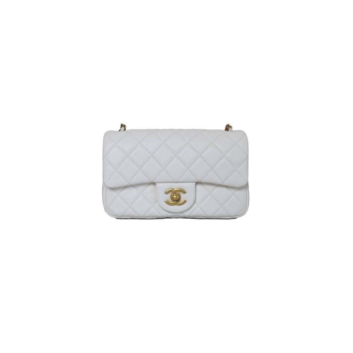 white chanel bags