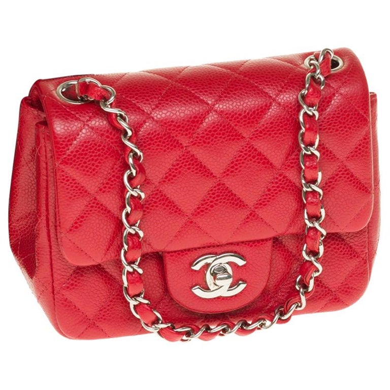 red chanel bag outfit