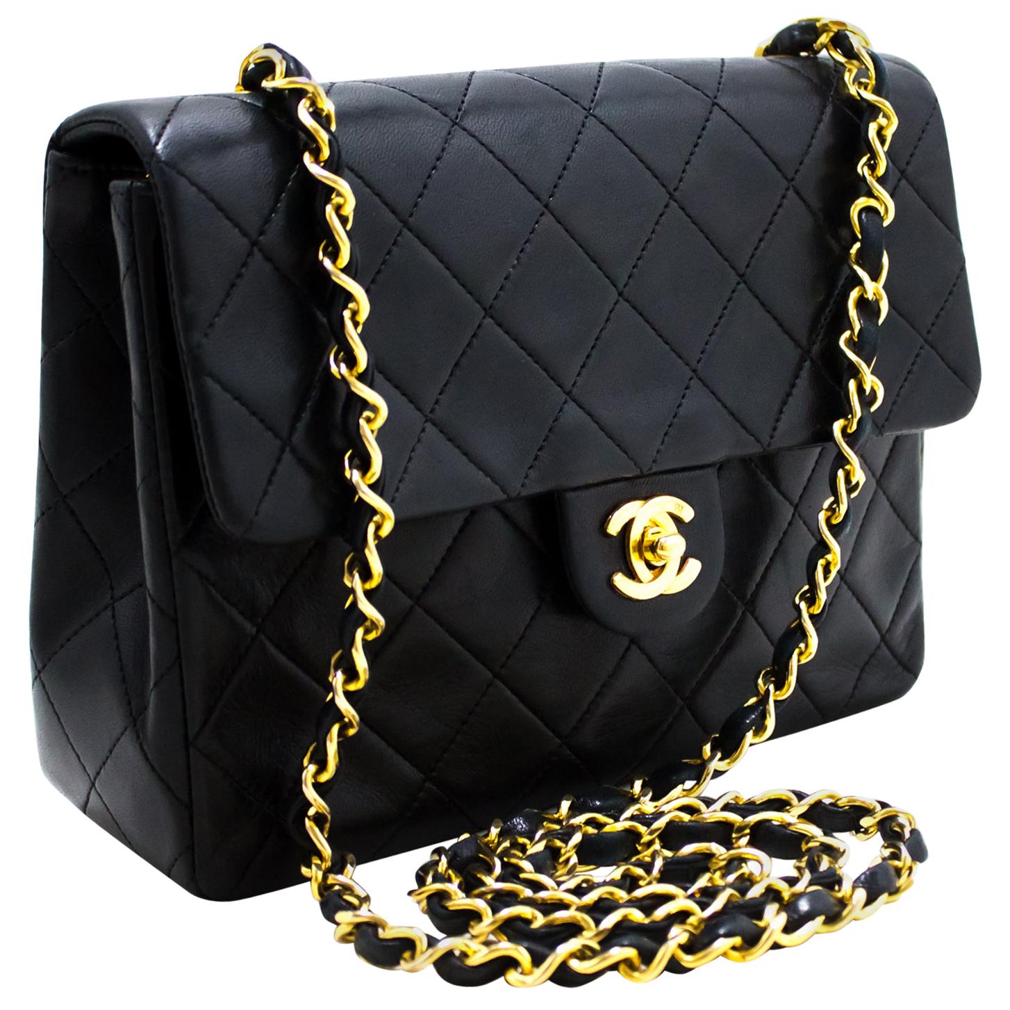 chain black purse