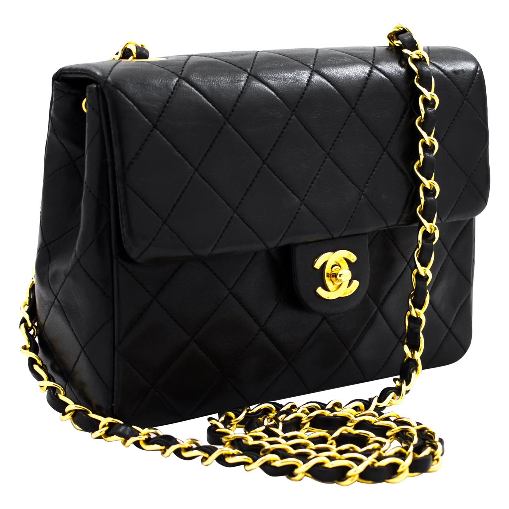 black square purse