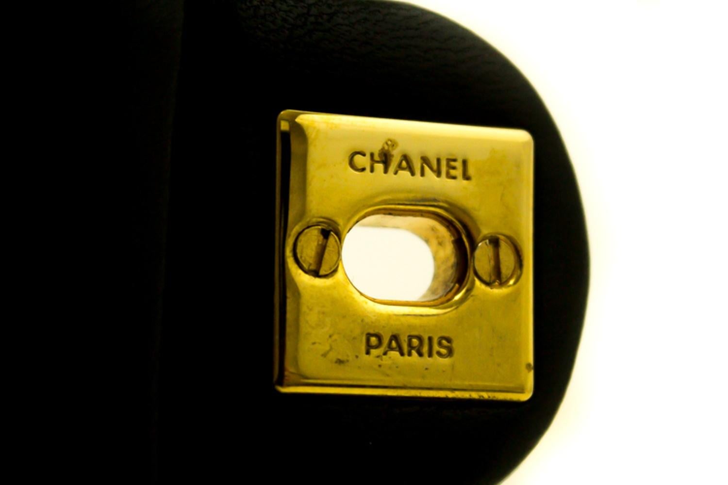CHANEL Mini Square Small Chain Shoulder Crossbody Bag Black Quilt 10