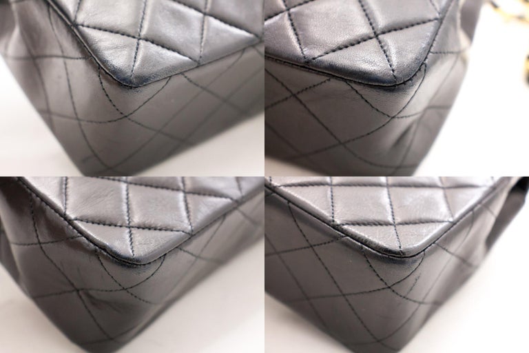 CHANEL Mini Square Small Chain Shoulder Bag Crossbody Black Purse Leather  ref.204625 - Joli Closet