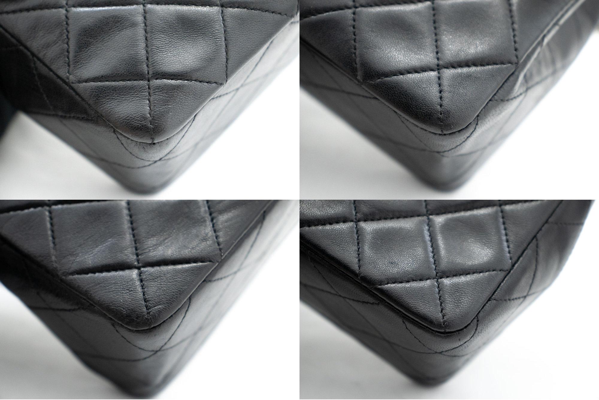CHANEL Mini Square Small Chain Shoulder Crossbody Bag Black Quilt 2