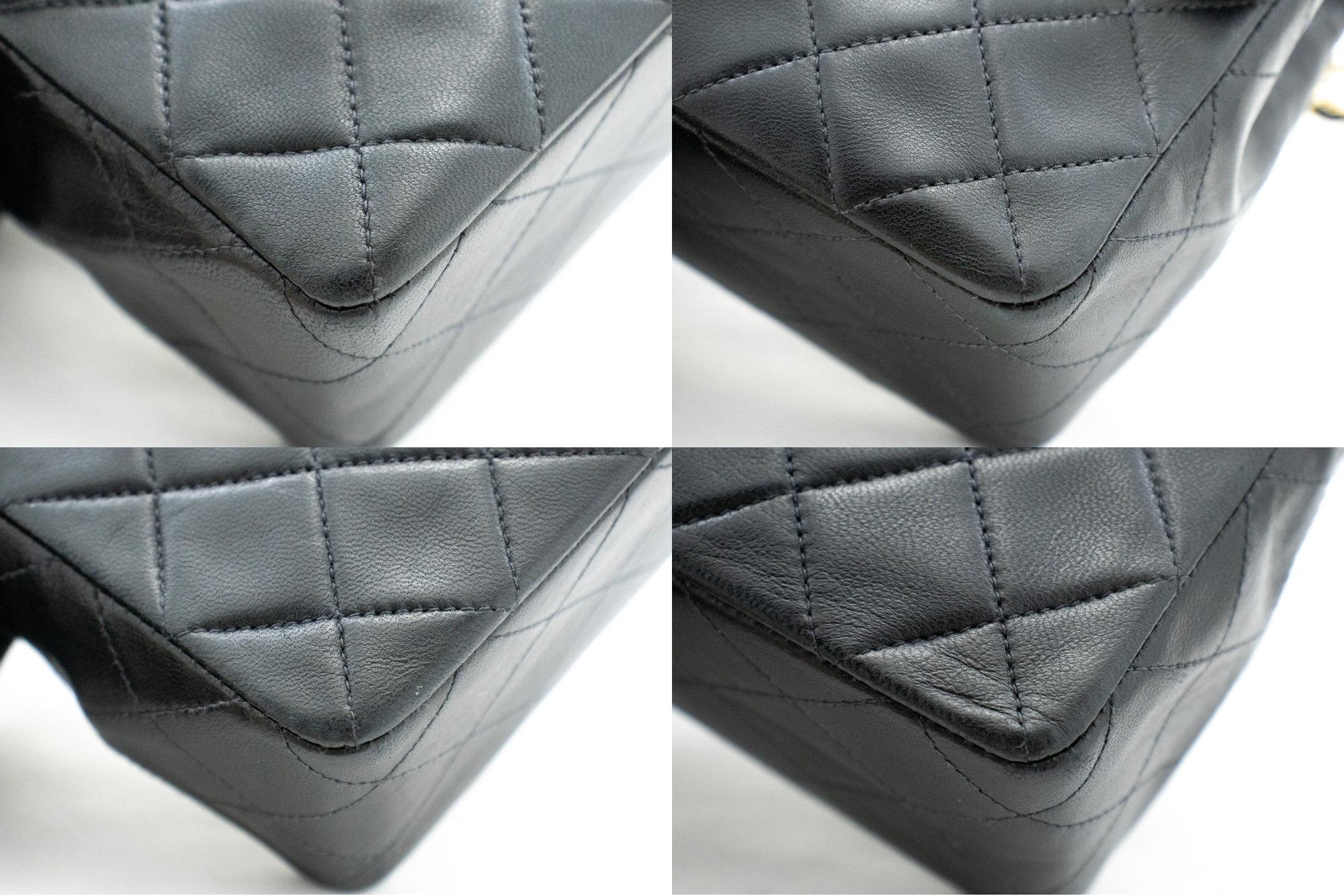 CHANEL Mini Square Small Chain Shoulder Crossbody Bag Black Quilt For Sale 2