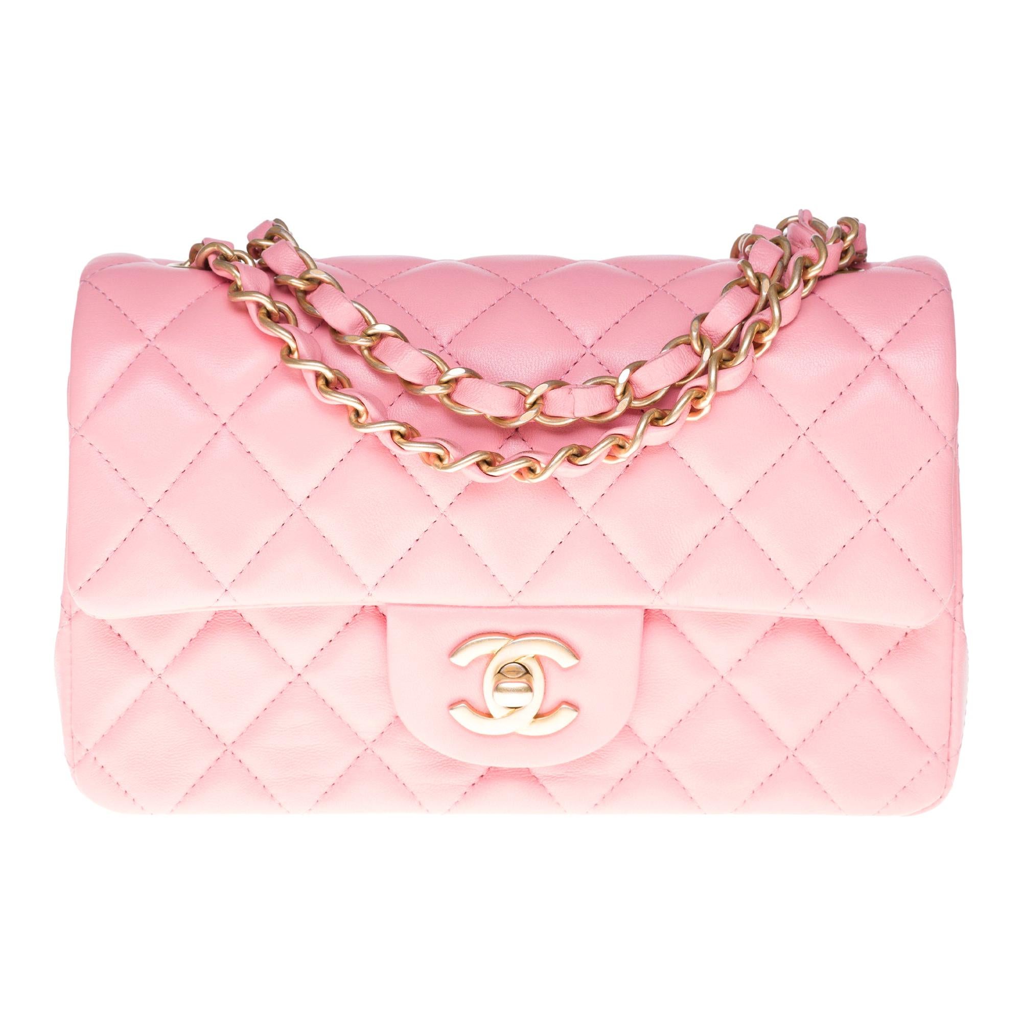 Chanel Classic Single Flap Bag Quilted Lambskin Mini at 1stDibs