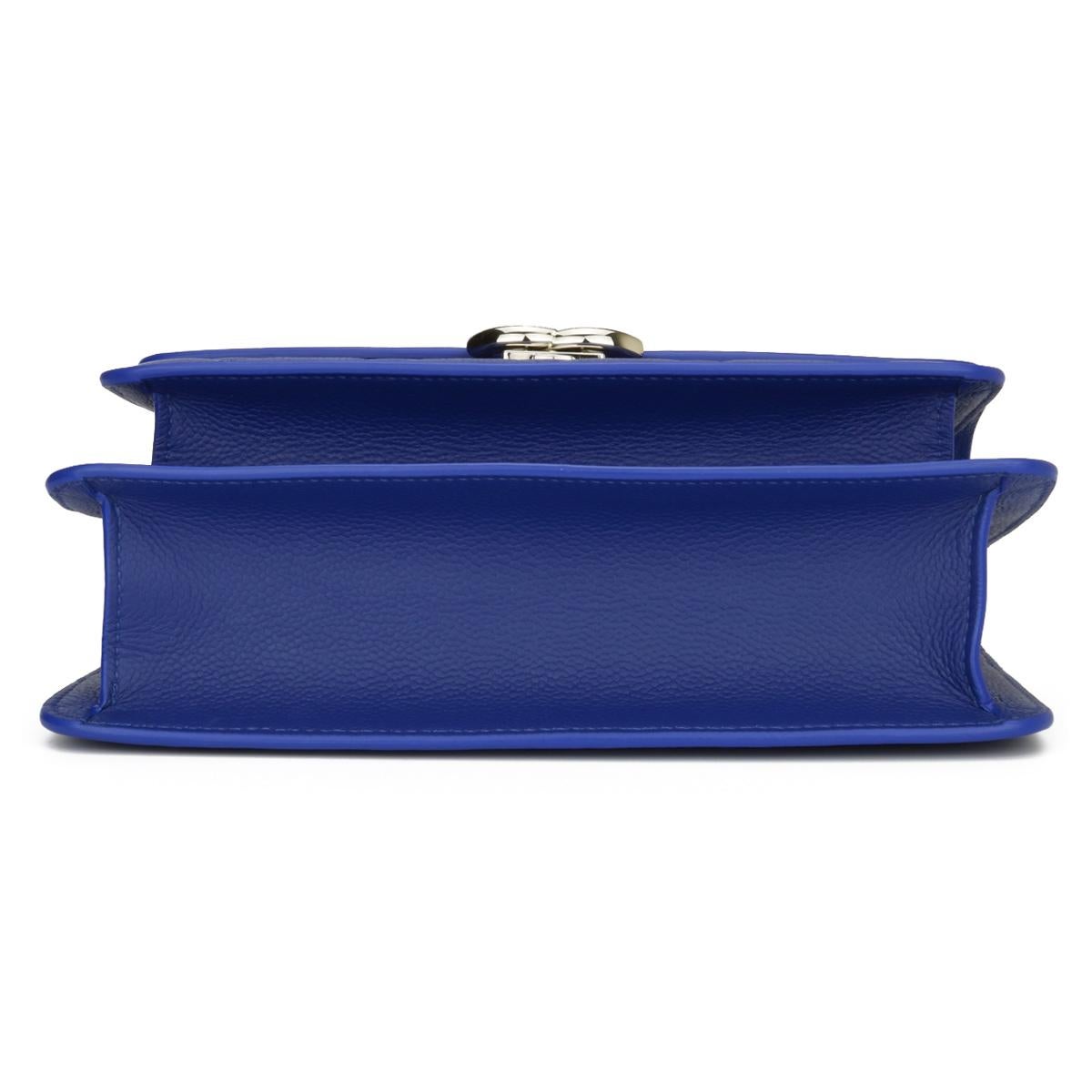 CHANEL Mini Urban Companion Flap Bag Blue Caviar with Silver Hardware 2018 1