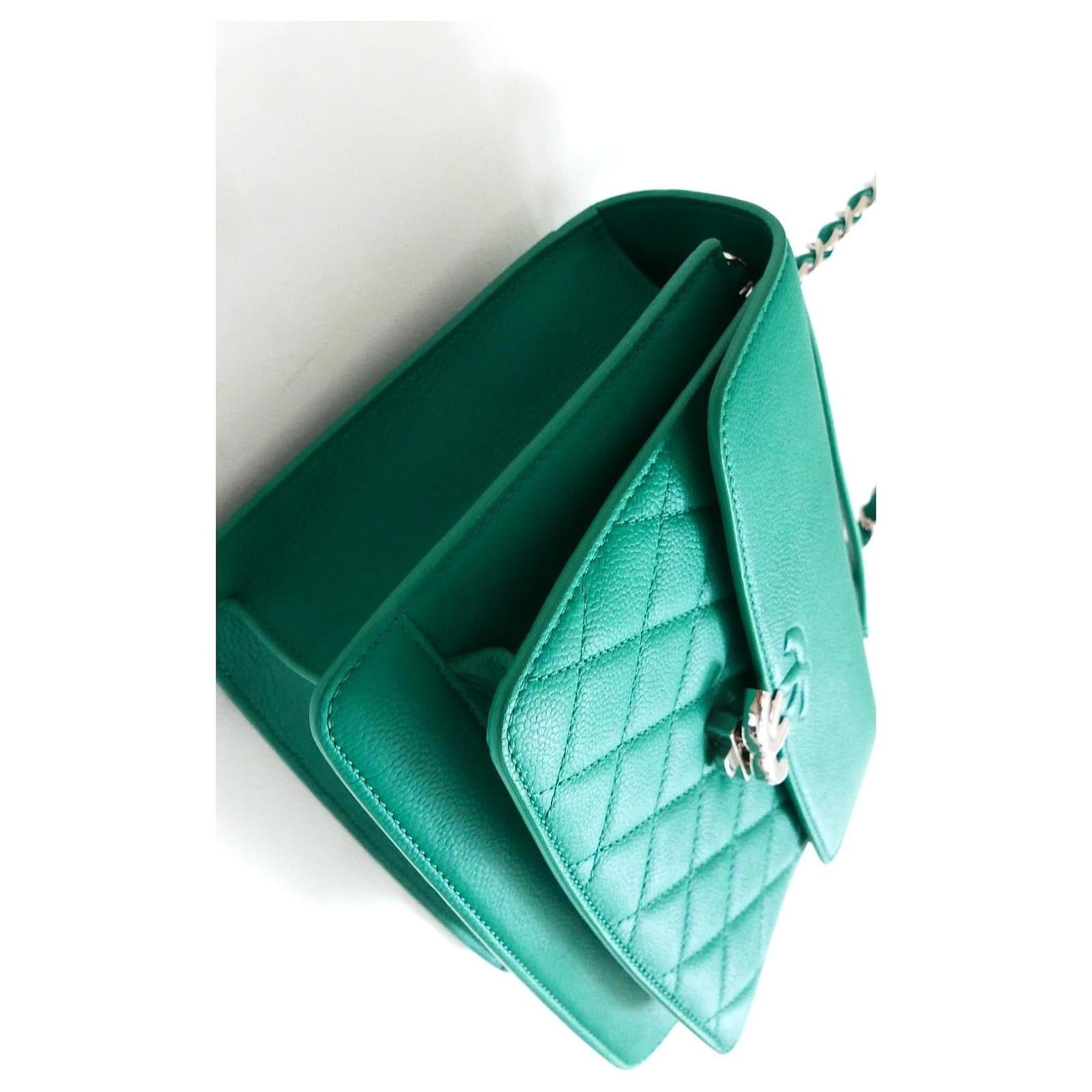 Women's Chanel Mini Urban Companion Flap Bag Green For Sale