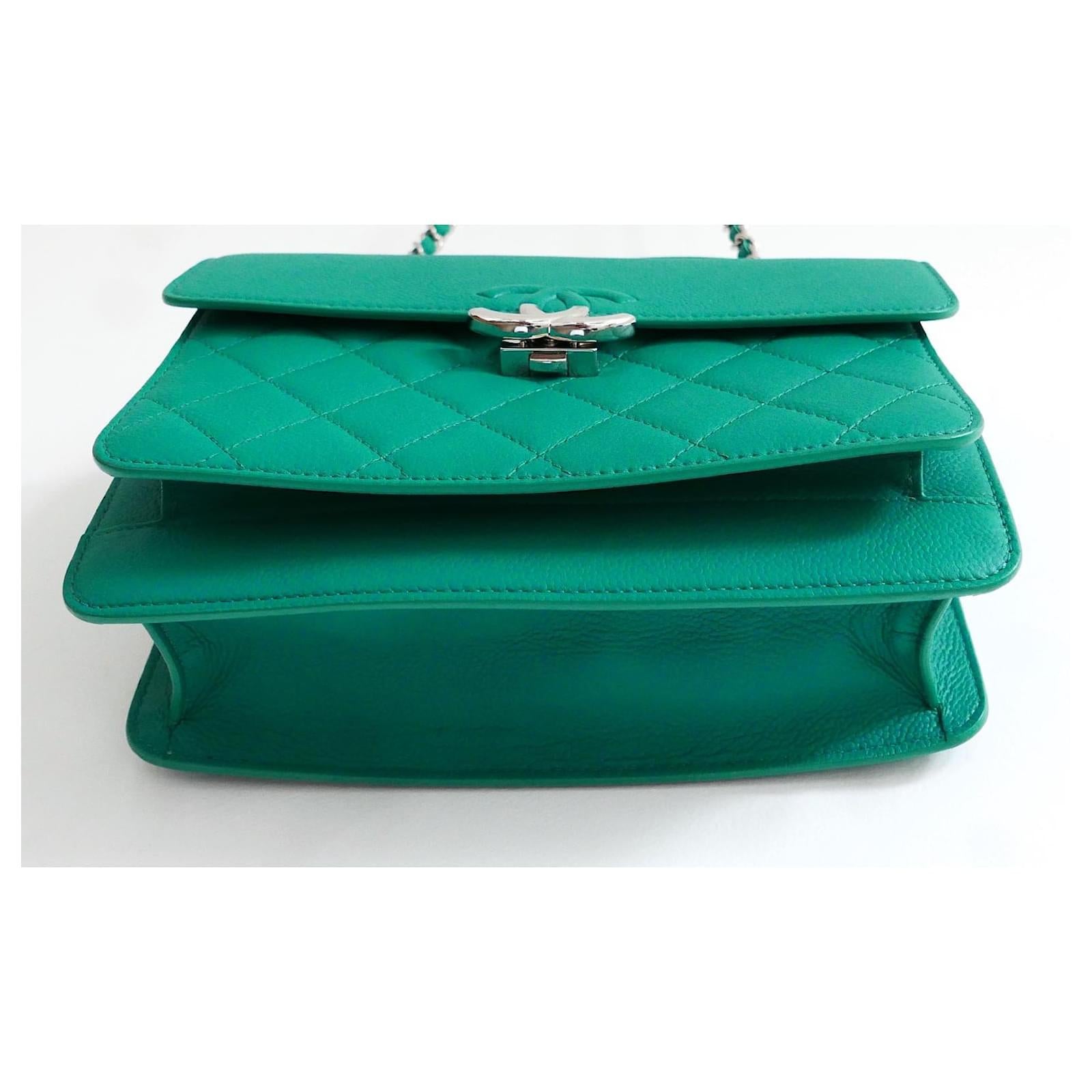 Chanel Mini Urban Companion Flap Bag Green For Sale 1