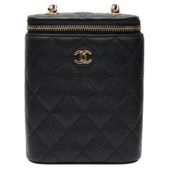 Chanel Mini Vanity Case Vertical Noir