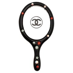 Chanel Mirror pin with small rhinestones