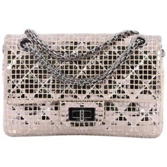 Chanel Mirror Reissue 2.55 Handbag Quilted Suede with Calfskin 224