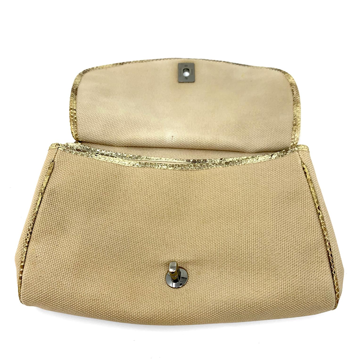 Chanel Mixed Media Snakeskin Flap Bag 9