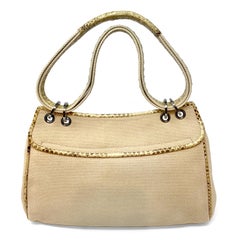 Chanel Mixed Media Snakeskin Flap Bag
