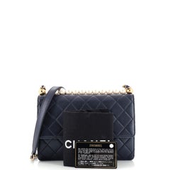 Chanel Model: Condition: Very good. CChic Pearls Flap Bag Quilted Lambskin Small