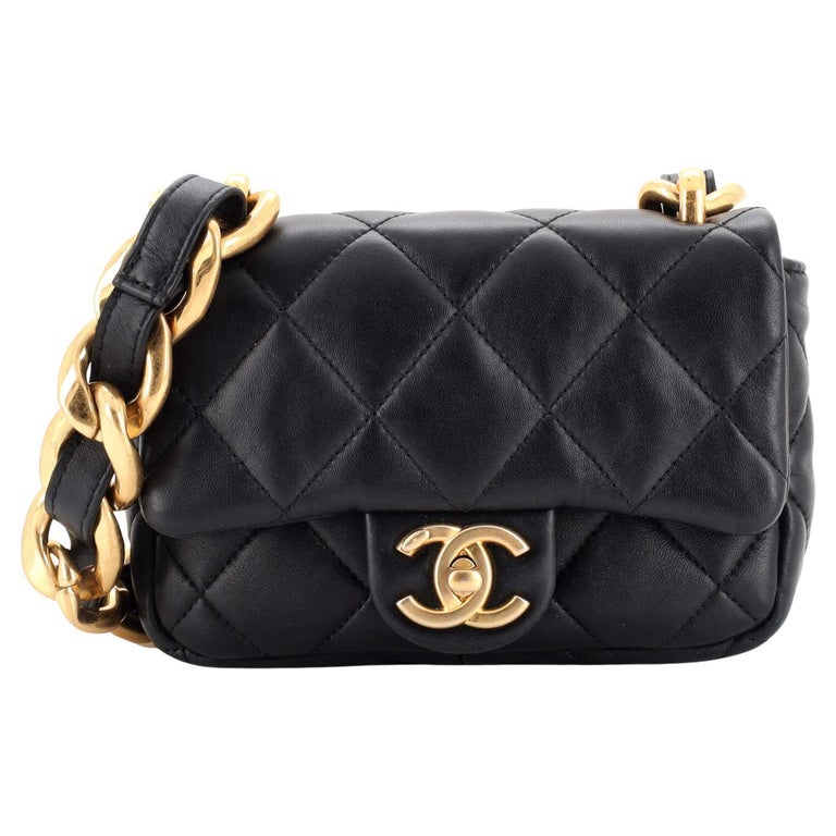 Chanel Model: Funky Town Flap Bag Quilted Lambskin Mini at 1stDibs