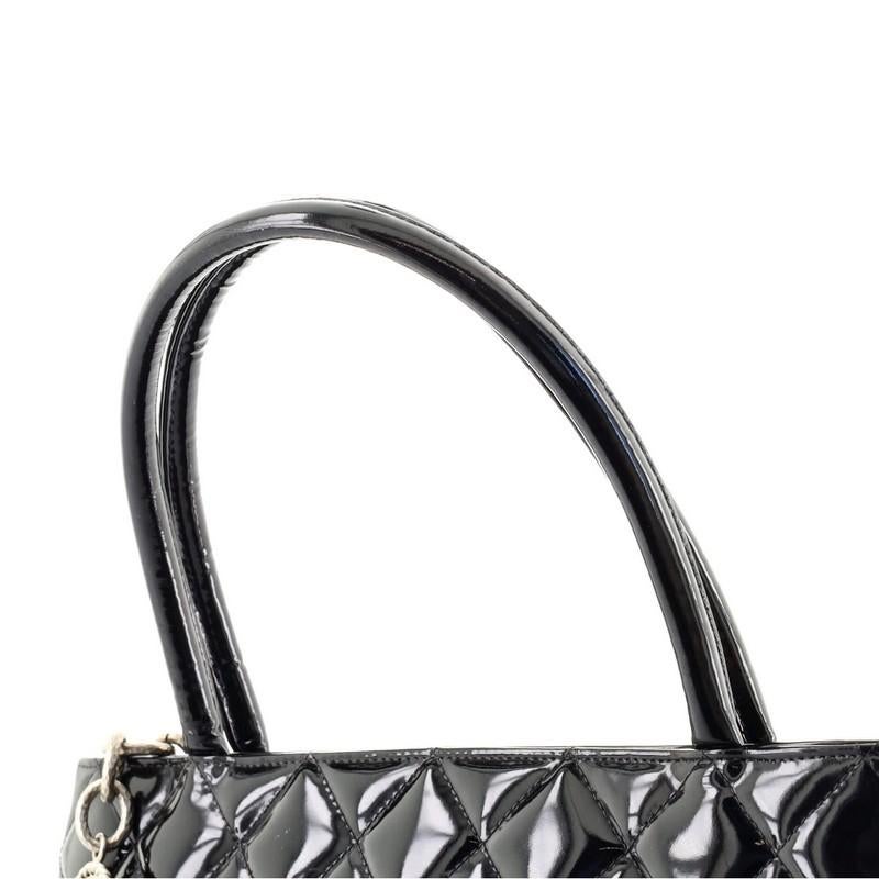 Chanel Model: Medallion Tote Quilted Patent 3