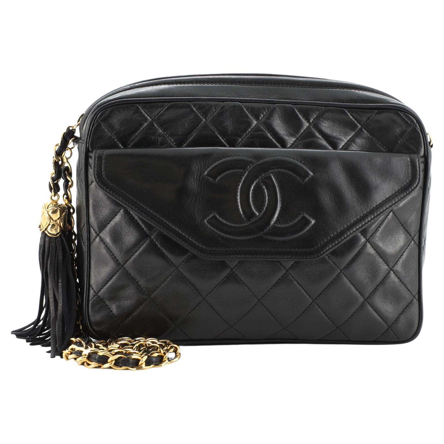 A Chanel Suede Shoulder Bag #9395451