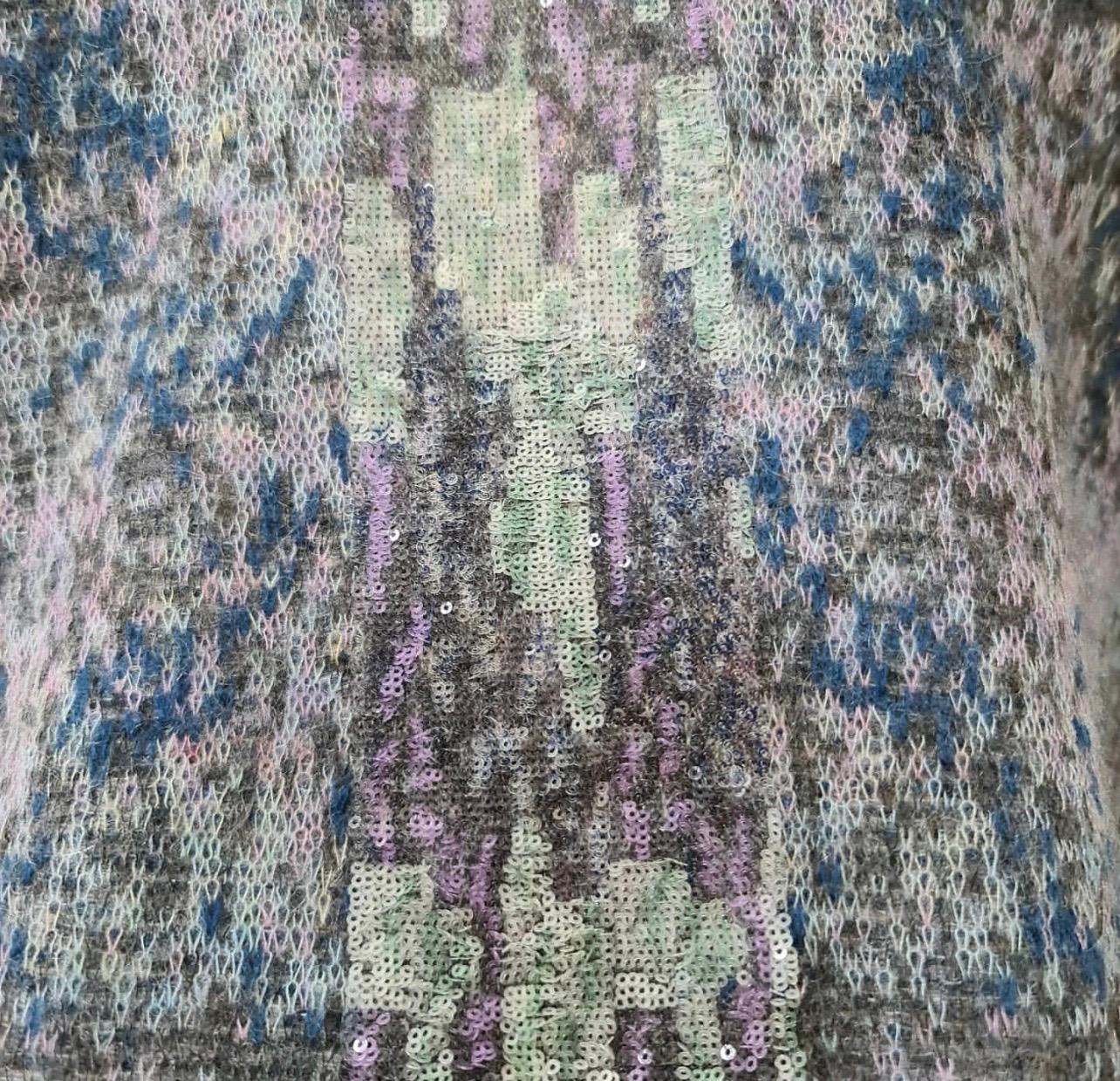 chanel multicolor sweater