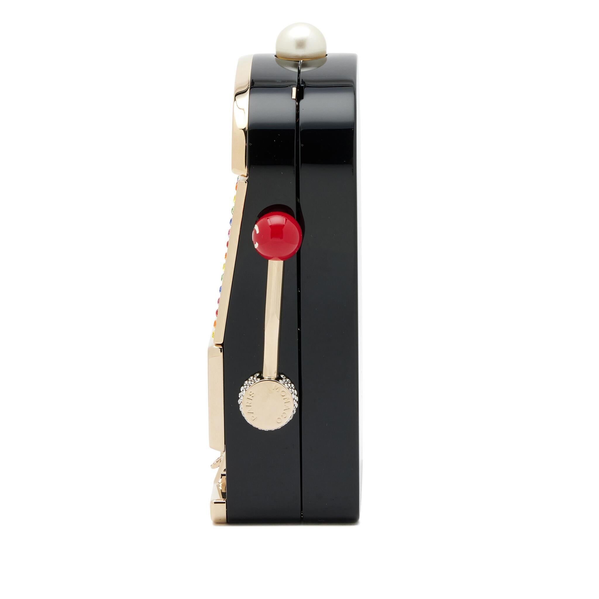 Women's Chanel Monaco Casino Slot Machine Minaudière Bag Gold For Sale