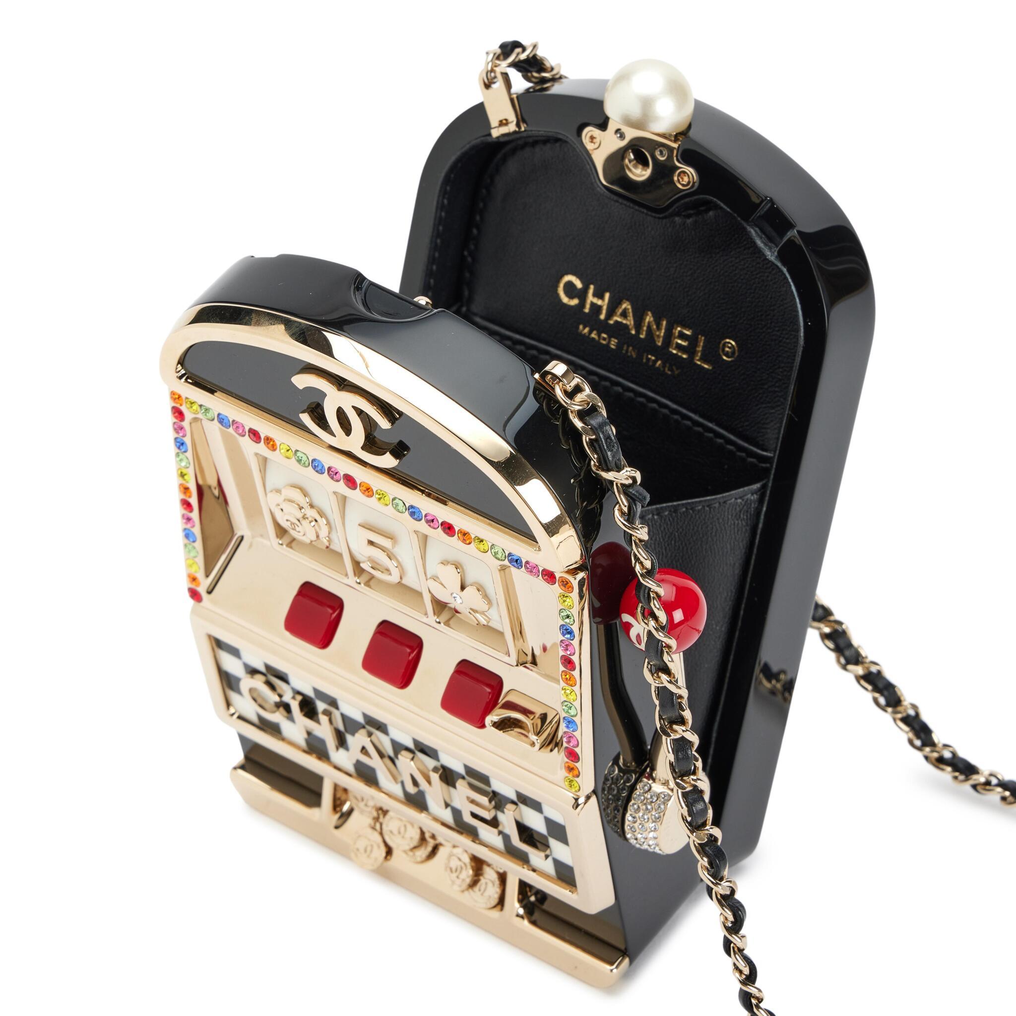 Chanel Monaco Casino Slot Machine Minaudière Bag Gold For Sale 2