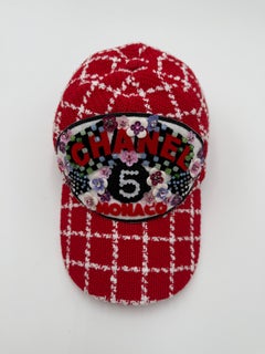 Chanel Monaco Flower Patch Tweed Cap (Online Exclusive)
