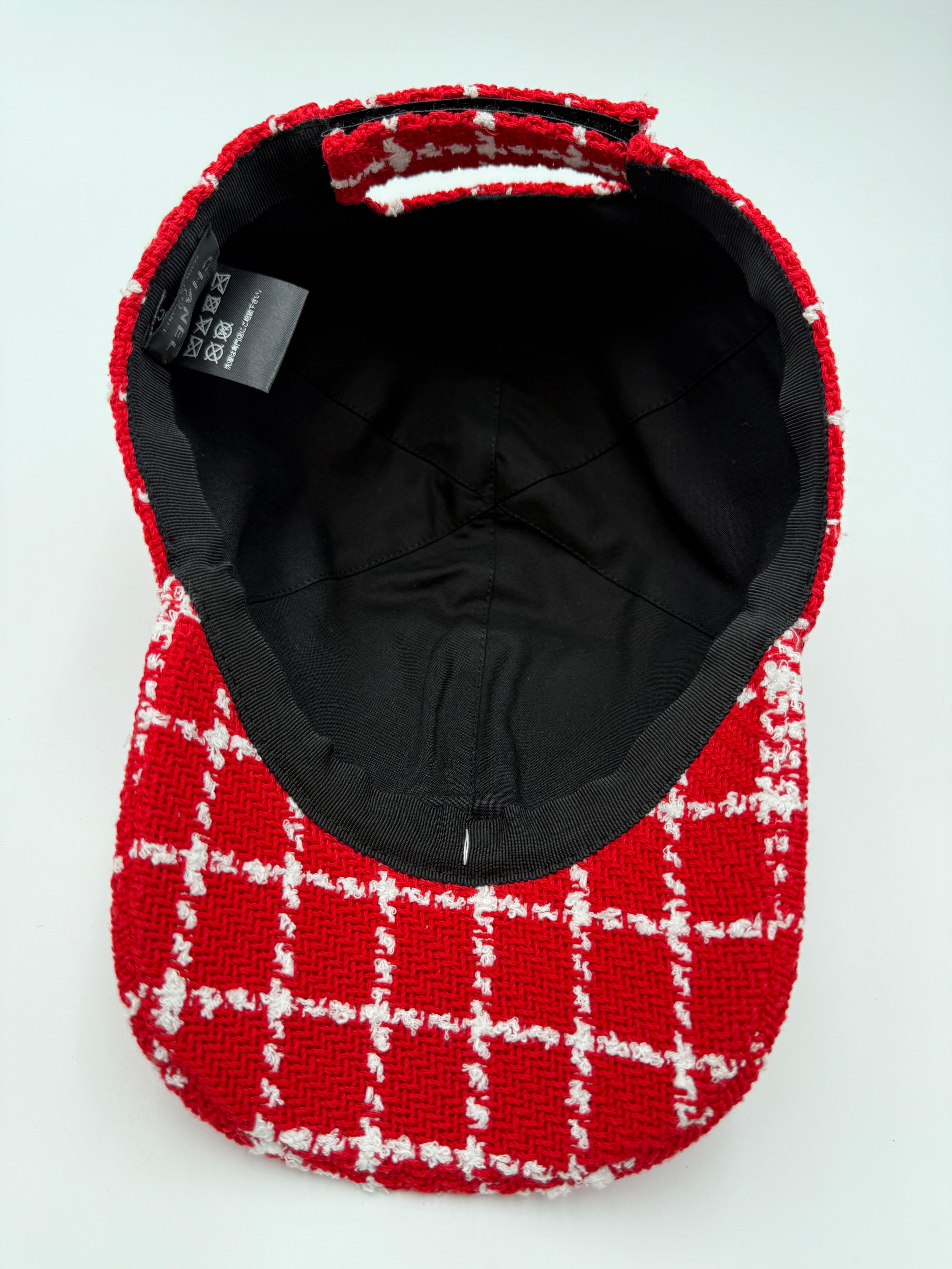 Chanel Monaco Flower Patch Tweed Cap (Online Exclusive) 1