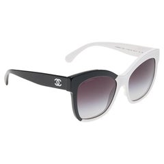 Chanel Monochrome/ Grey Gradient 9081 Oversized Sunglasses
