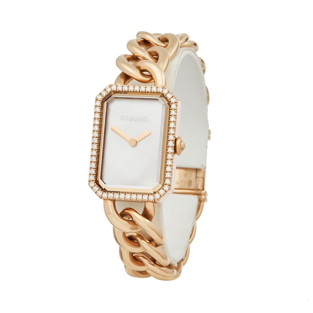 Chanel Montre Premiere 18K Rose Gold H4412 Ladies Wristwatch at 1stDibs ...