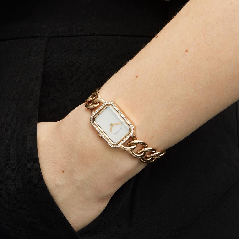 Chanel Montre Premiere 18K Rose Gold H4412 Ladies Wristwatch In New Condition In Bishops Stortford, Hertfordshire