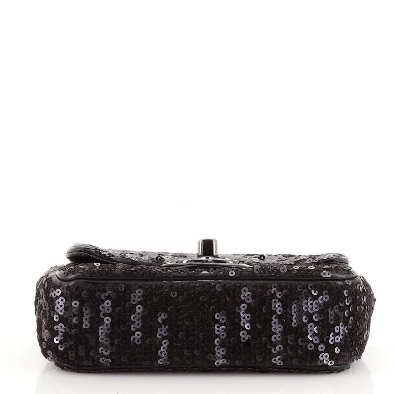 Women's or Men's Chanel Moonlight On The Water Flap Bag Sequins Mini