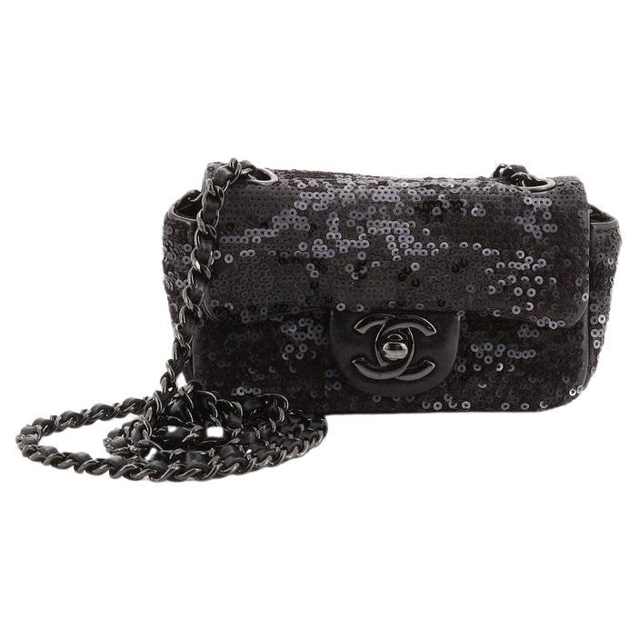 Chanel Moonlight On The Water Flap Bag Sequins Mini at 1stDibs