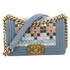 Chanel Mosaic Boy Flap Bag Embellished Lambskin Small