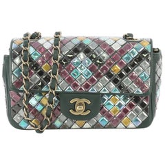 Chanel Mosaic Flap Bag Embellished Lambskin Small