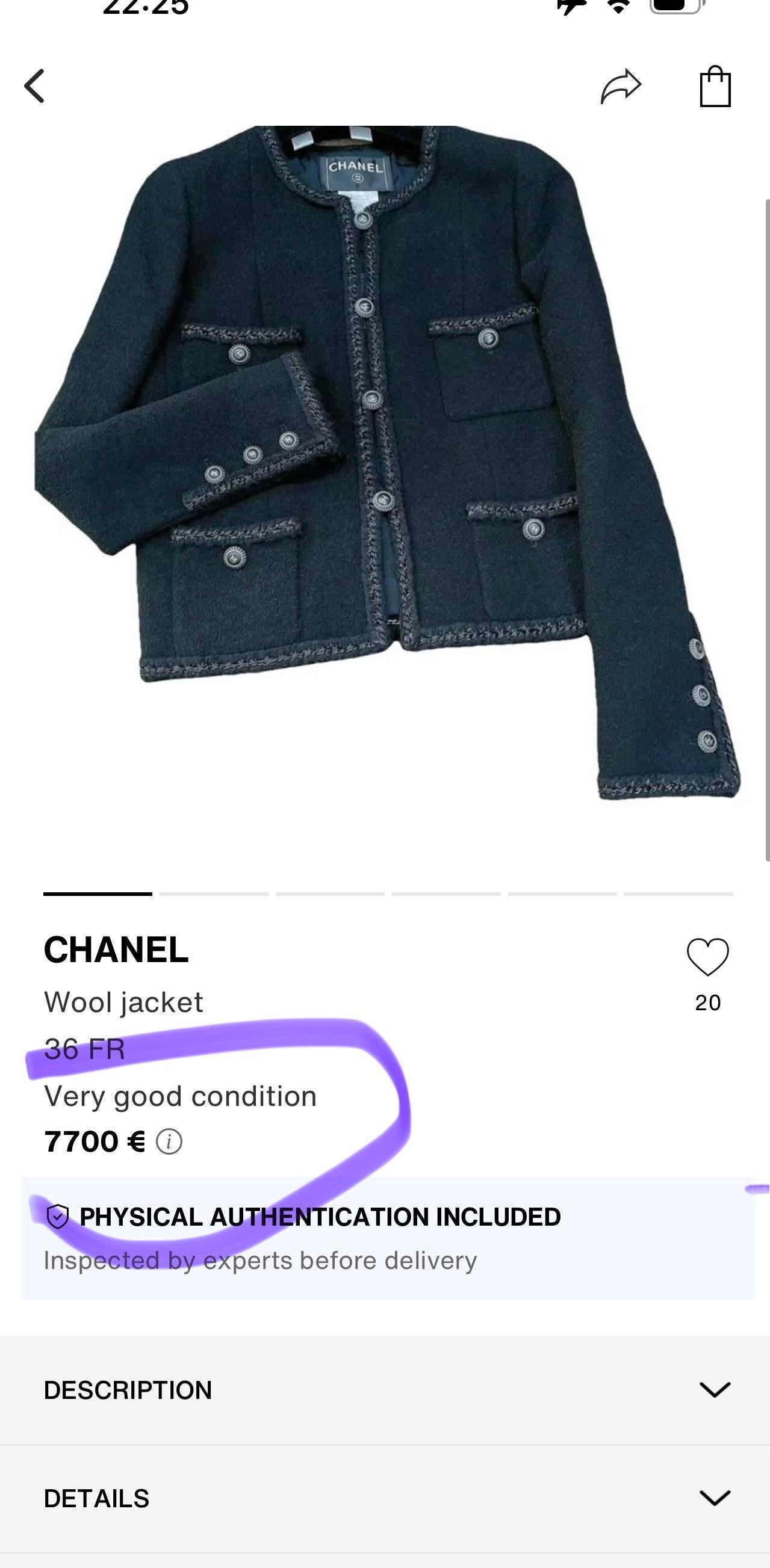 Chanel Most Coveted Iconic Black Tweed Jacket 4