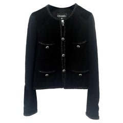 Chanel Most Haunted Black Tweed Jacket