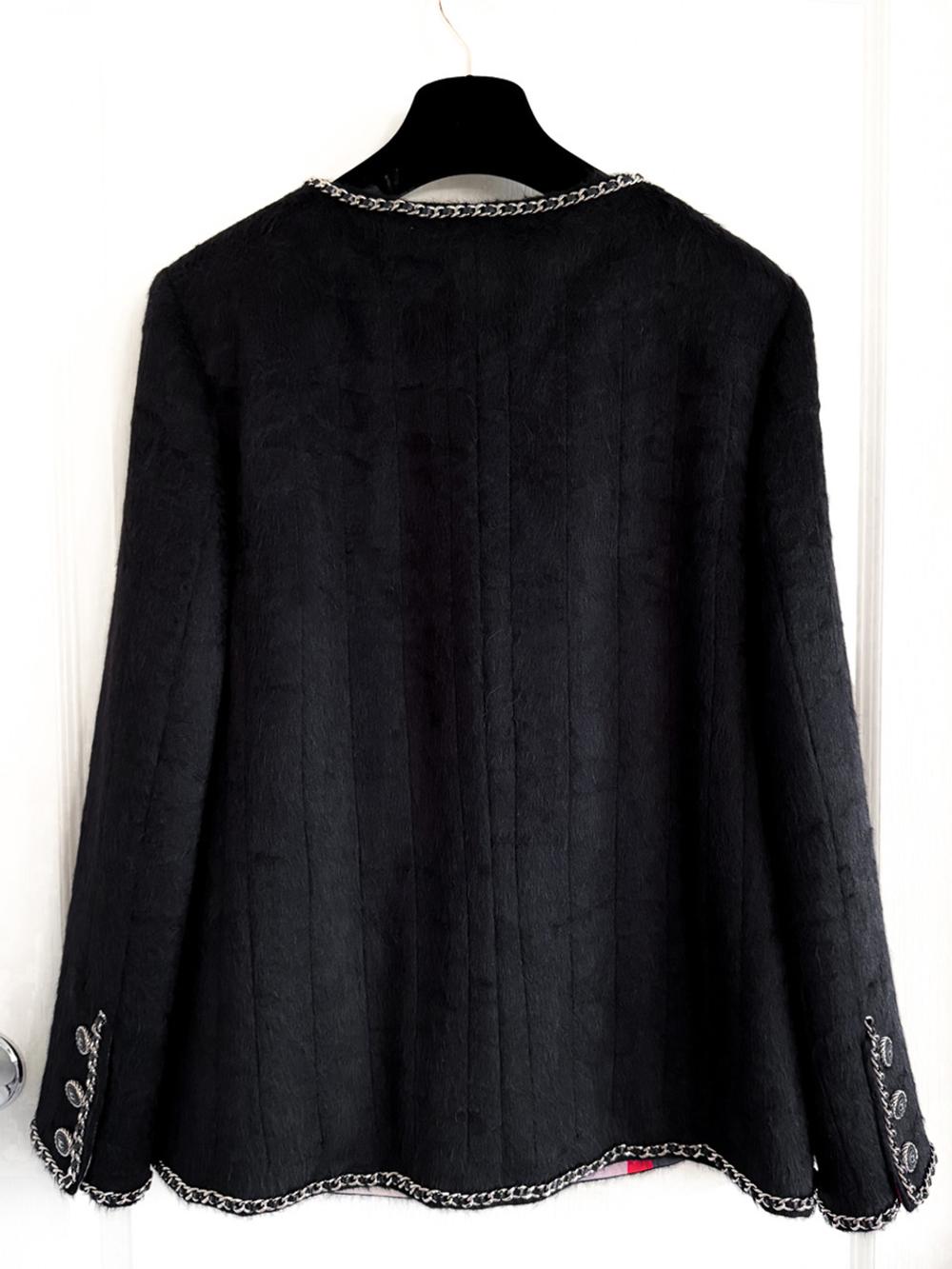Chanel Most Hunted Little Black Jacket with Chain Trim 3