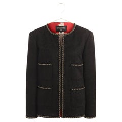 Chanel Most Hunted Little Black Jacket with Chain Trim