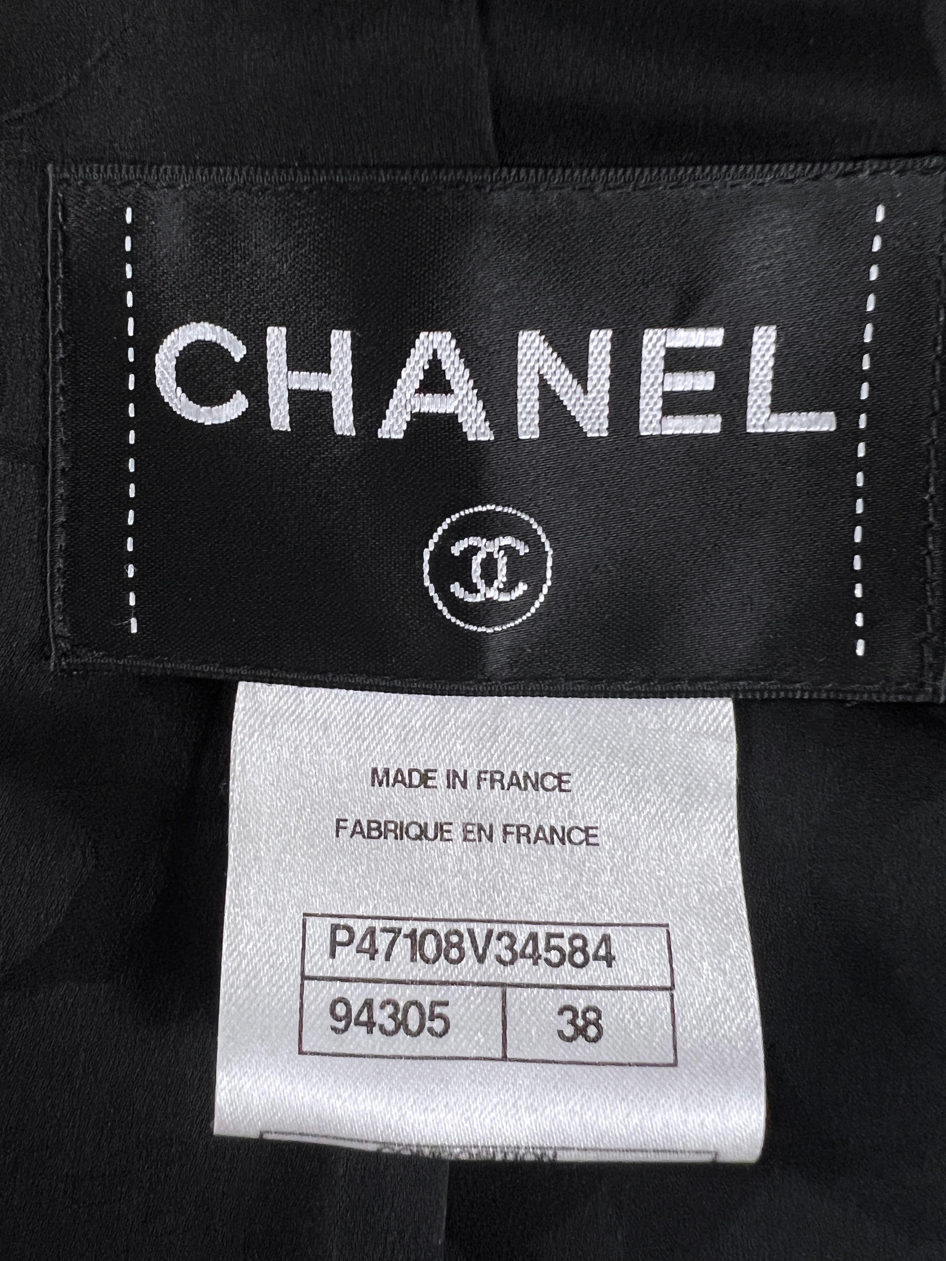 Chanel Most Iconic Globalization Black Tweed Jacket 12