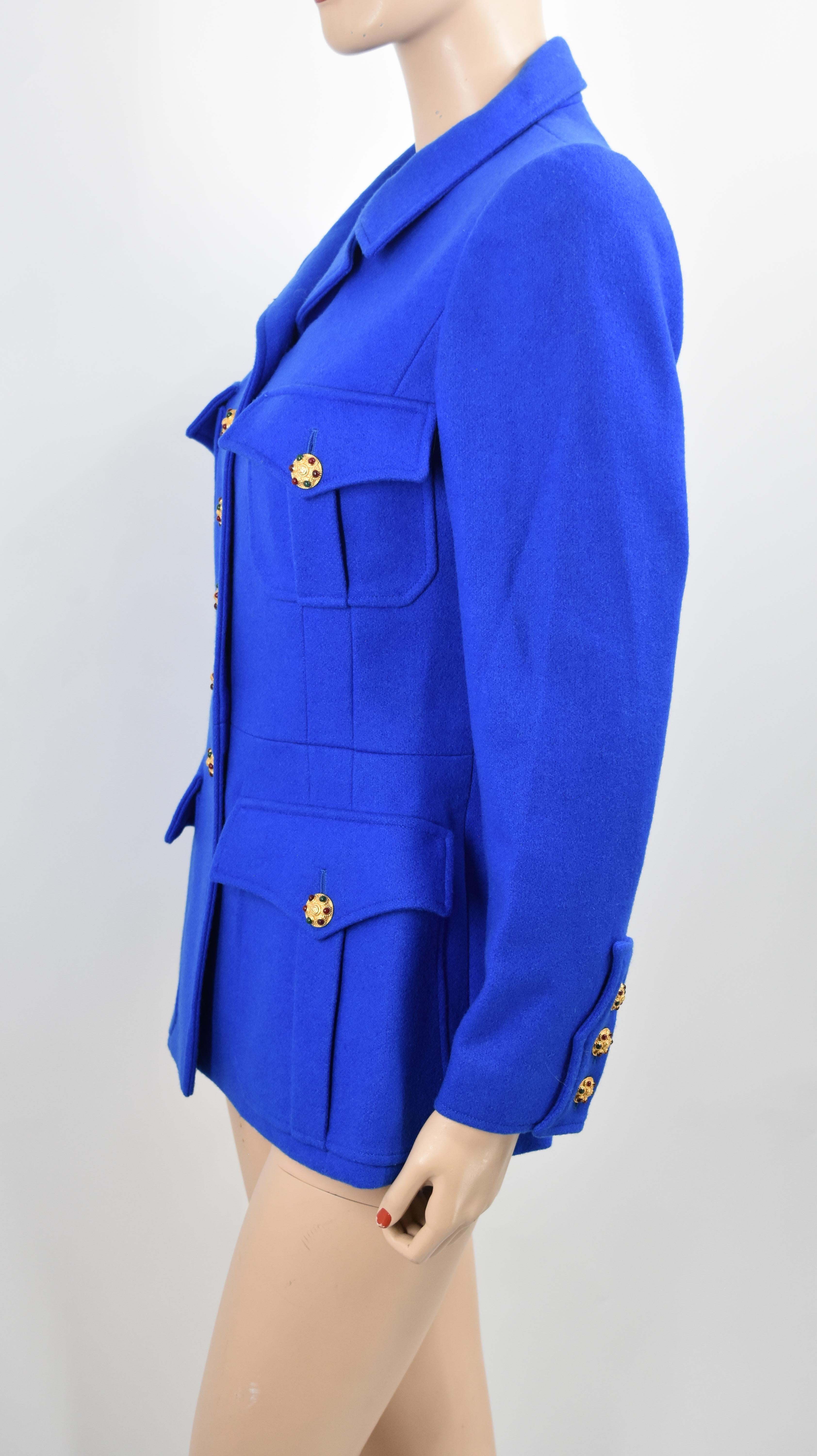 De las mujeres Chanel Most Wanted 96A Otoño 1996 Recorte trenzado Pasarela CC Logo Chaqueta Abrigo 40 Nuevo en venta