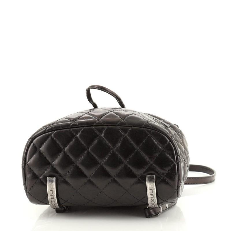 Chanel Mountain Backpack Quilted Glazed Calfskin Small In Good Condition In NY, NY